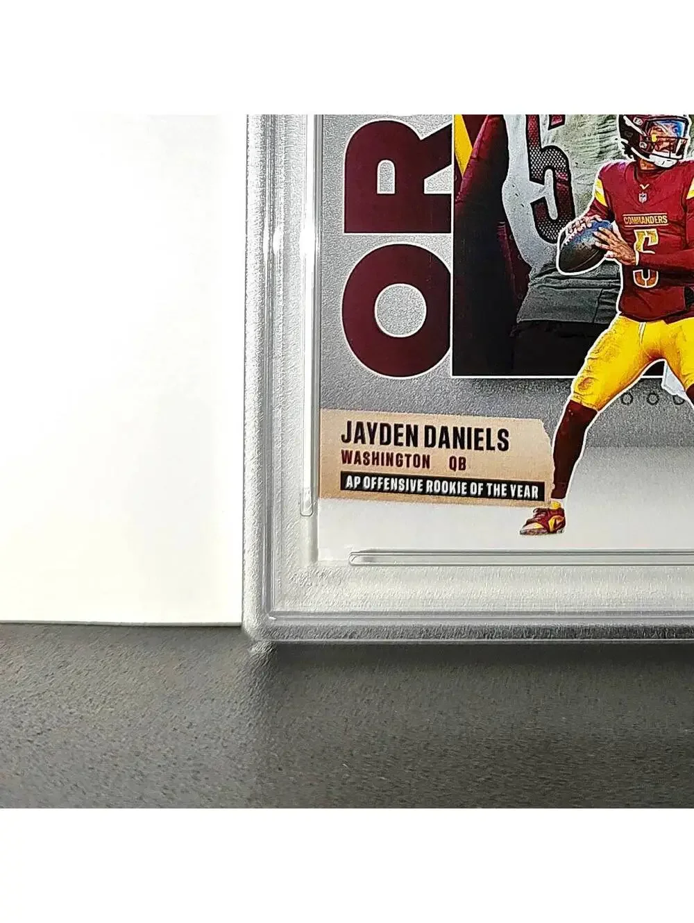Jayden Daniels 2024 Panini NFL AP Offensive Rookie of the Year Commanders PSA 10